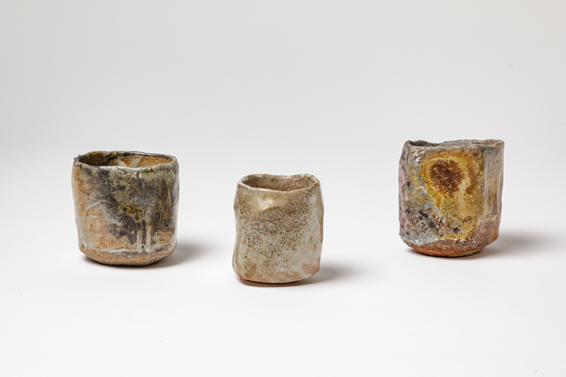 Tasses Kurinuki cuisson bois
